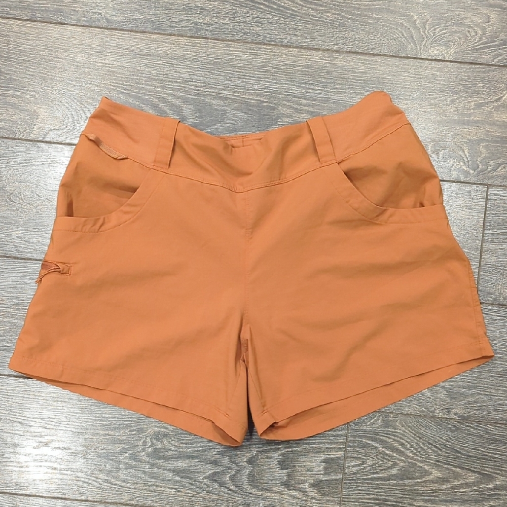 Patagonia Women's Orange Tech Shorts Size Large